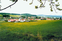 Horní část obce Nová Ves